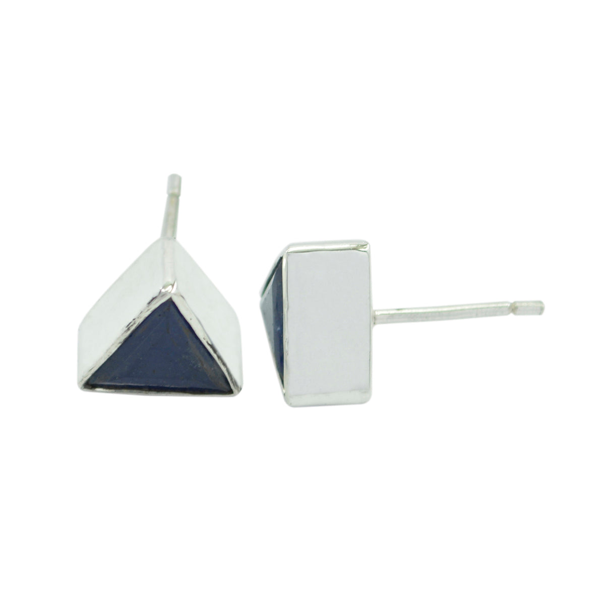 Iolith-Ägyptischer Emily-Solitär-Ohrstecker-Blau-925-Sterling-Silber-Ohrring Hauptbild