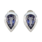 Iolite-African-Luisa-Solitaire-Stud-Blue-925-Sterling-Silver-Earring