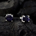 Iolite-Spanish-Camila-Solitaire-Stud-Blue-Sterling-Silver-Earring