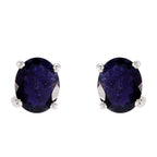 Iolite-Spanish-Camila-Solitaire-Stud-Blue-Sterling-Silver-Earring