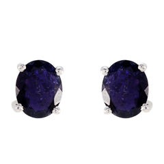 Iolite-Spanish-Camila-Solitaire-Stud-Blue-Sterling-Silver-Earring