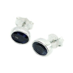 Iolite-American-Emma-Solitaire-Stud-Blue-Silver-Earring