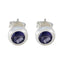 Iolite-Mexican-Elena-Solitaire-Stud-Blue-925-Silver-Earring