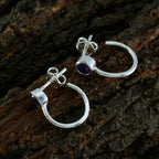 Iolite-Russian-Isabelle-Solitaire-Stud-Blue-Silver-Earring