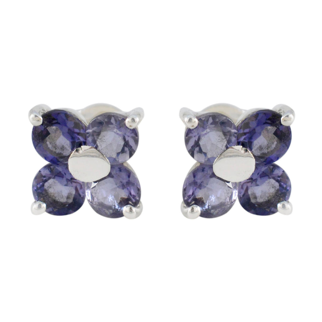 Iolite-Korean-Joaquina-multiple-Stud-Blue-Sterling-Silver-Earring