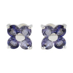 Iolite-Korean-Joaquina-multiple-Stud-Blue-Sterling-Silver-Earring