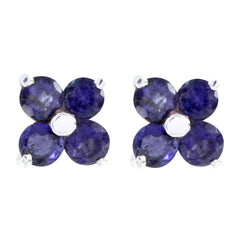 Iolite-Japanese-Evelyn-multiple-Stud-Blue-92.5-Silver-Earring