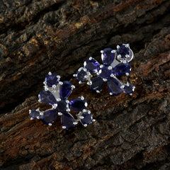 Iolite-Moroccan-Greta-multiple-Stud-Blue-Sterling-Silver-Earring