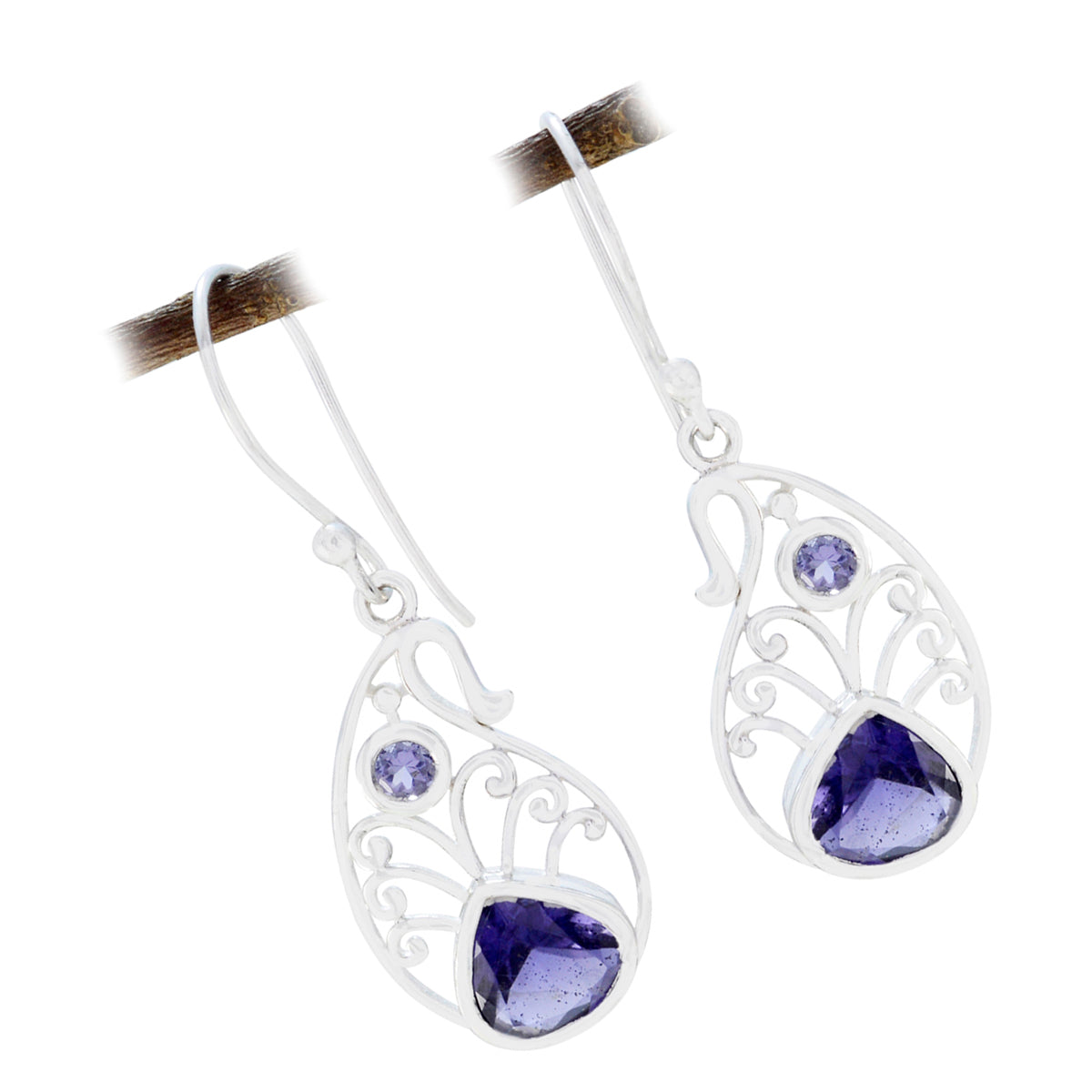 Iolite-French-Bianca-multiple-Dangle-Blue-Sterling-Silver-Earring