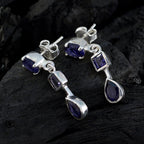Iolite-German-Lili-multiple-Stud-Blue-925-Sterling-Silver-Earring