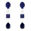 Iolite-German-Lili-multiple-Stud-Blue-925-Sterling-Silver-Earring