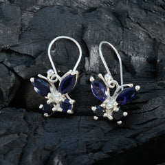 Iolite-German-Freya-multiple-Dangle-Blue-92.5-Silver-Earring