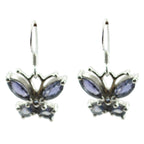 Iolite-German-Freya-multiple-Dangle-Blue-92.5-Silver-Earring