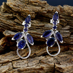 Iolite-Japanese-Sophia-multiple-Stud-Blue-925-Sterling-Silver-Earring