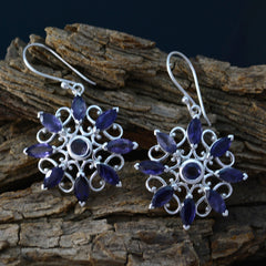 Iolite-Italian-Hina-multiple-Dangle-Blue-Sterling-Silver-Earring