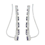 Iolite-Middle-Eastern-Sakura-multiple-EarCuff-Blue-925-Sterling-Silver-Earring