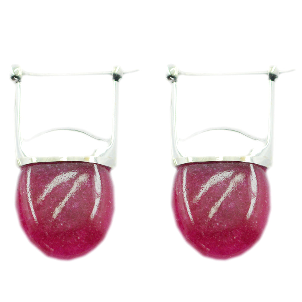 Indian-Ruby-Spanish-Olivia-Solitaire-Stud-Red-925-Silver-Earring