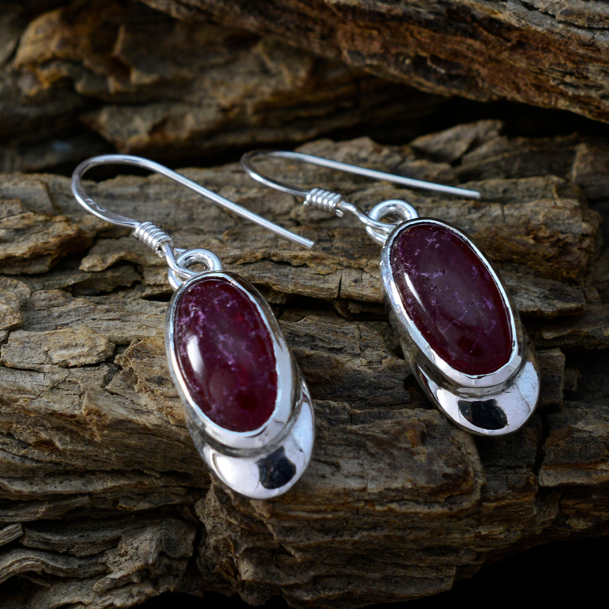 Indian-Ruby-Mexican-Grace-Solitaire-Dangle-Red-92.5-Silver-Earring
