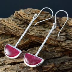 Indian-Ruby-Australian-Greta-Solitaire-Dangle-Red-92.5-Silver-Earring