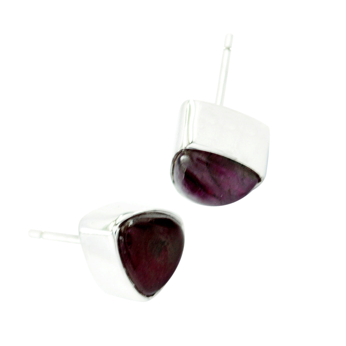 Indian-Ruby-Spanish-Hanna-Solitaire-Stud-Red-Sterling-Silver-Earring