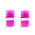 Indian-Ruby-Latin-American-Hannah-Solitaire-Stud-Red-925-Sterling-Silver-Earring