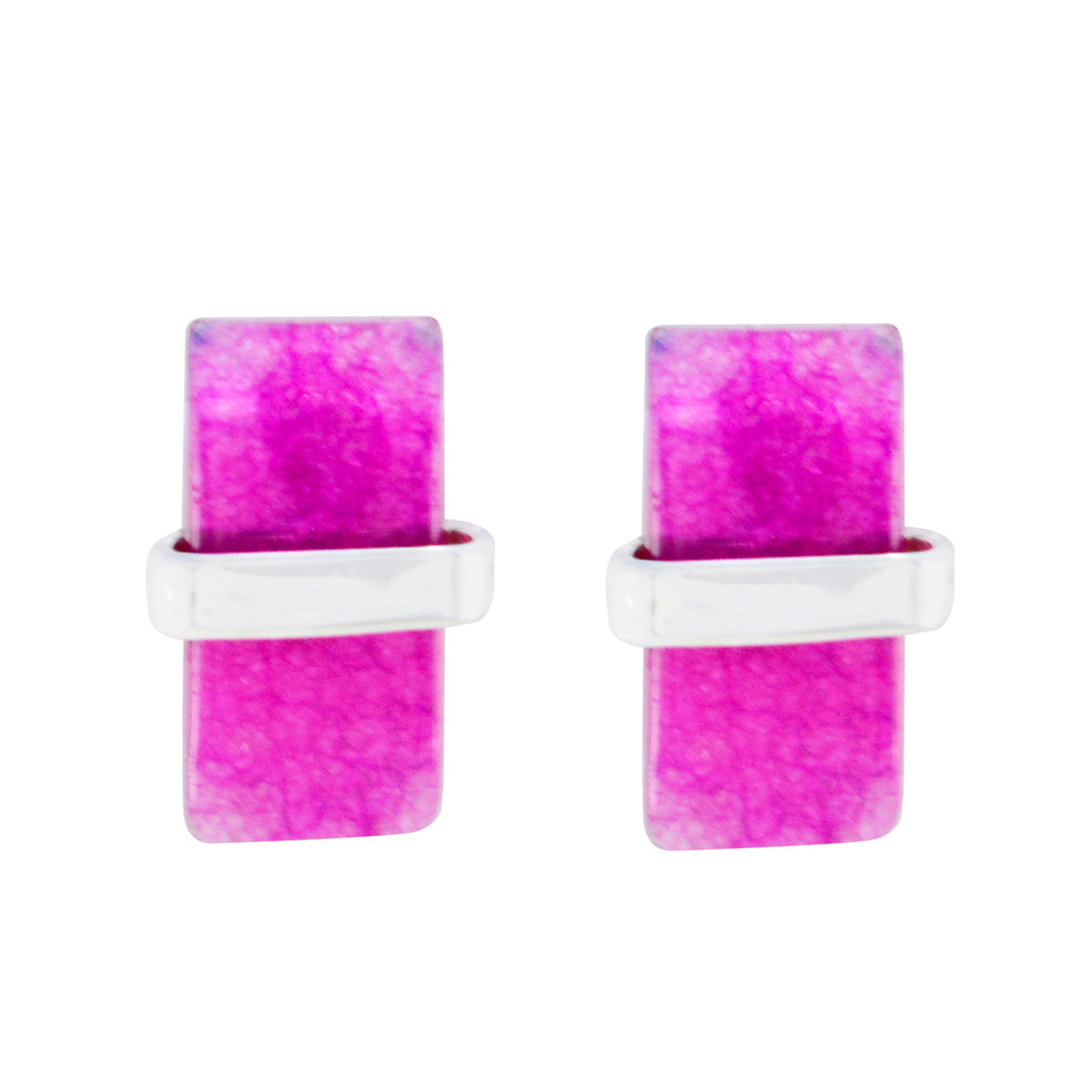 Indian-Ruby-Latin-American-Hannah-Solitaire-Stud-Red-925-Sterling-Silver-Earring