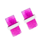 Indian-Ruby-Latin-American-Hannah-Solitaire-Stud-Red-925-Sterling-Silver-Earring