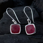 Indian-Ruby-French-Harper-Solitaire-Dangle-Red-925-Sterling-Silver-Earring