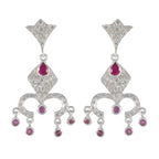 Indian-Ruby-Indian-Siti-multiple-Stud-Red-92.5-Silver-Earring