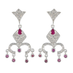 Indian-Ruby-Indian-Siti-multiple-Stud-Red-92.5-Silver-Earring