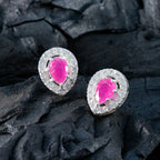 Indian-Ruby-Spanish-Nayara-multiple-Stud-Red-92.5-Silver-Earring