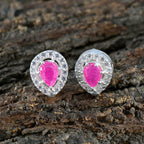 Indian-Ruby-Spanish-Nayara-multiple-Stud-Red-92.5-Silver-Earring