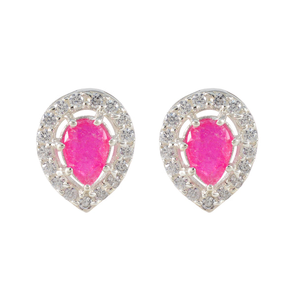 Indian-Ruby-Spanish-Nayara-multiple-Stud-Red-92.5-Silver-Earring