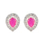 Indian-Ruby-Spanish-Nayara-multiple-Stud-Red-92.5-Silver-Earring