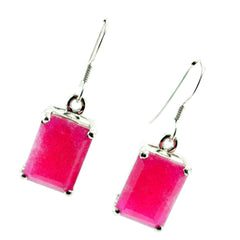 Indian-Ruby-Moroccan-Inès-Solitaire-Dangle-Red-Sterling-Silver-Earring