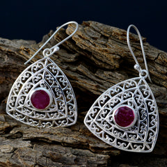 Indian-Ruby-Japanese-Isla-Solitaire-Dangle-Red-Sterling-Silver-Earring