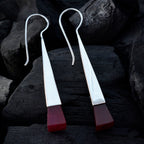 Indian-Ruby-Spanish-Kennedy-Solitaire-Dangle-Red-925-Sterling-Silver-Earring