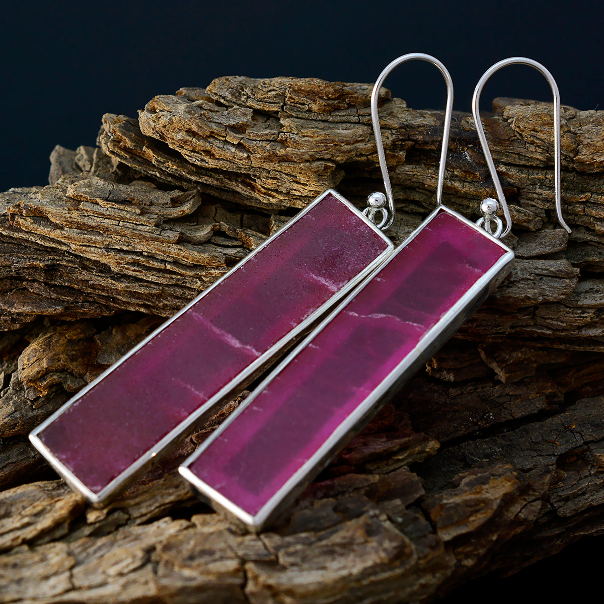 Indian-Ruby-Latin-American-Laura-Solitaire-Dangle-Red-92.5-Silver-Earring