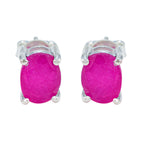 Indian-Ruby-Turkish-Aisha-Solitaire-Stud-Red-925-Silver-Earring