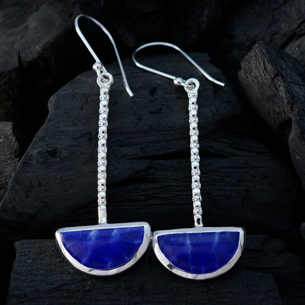 Multi-Japanese-Marie-Solitaire-Dangle-multicolor-925-Sterling-Silver-Earring