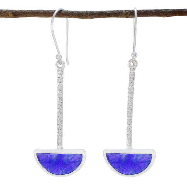 Multi-Japanese-Marie-Solitaire-Dangle-multicolor-925-Sterling-Silver-Earring