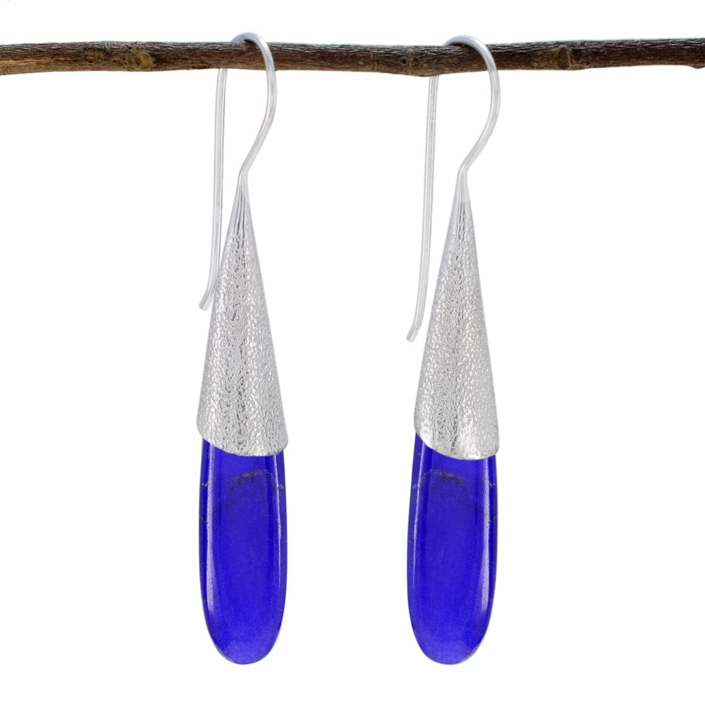 Multi-Italian-Maya-Solitaire-Dangle-multicolor-Silver-Earring