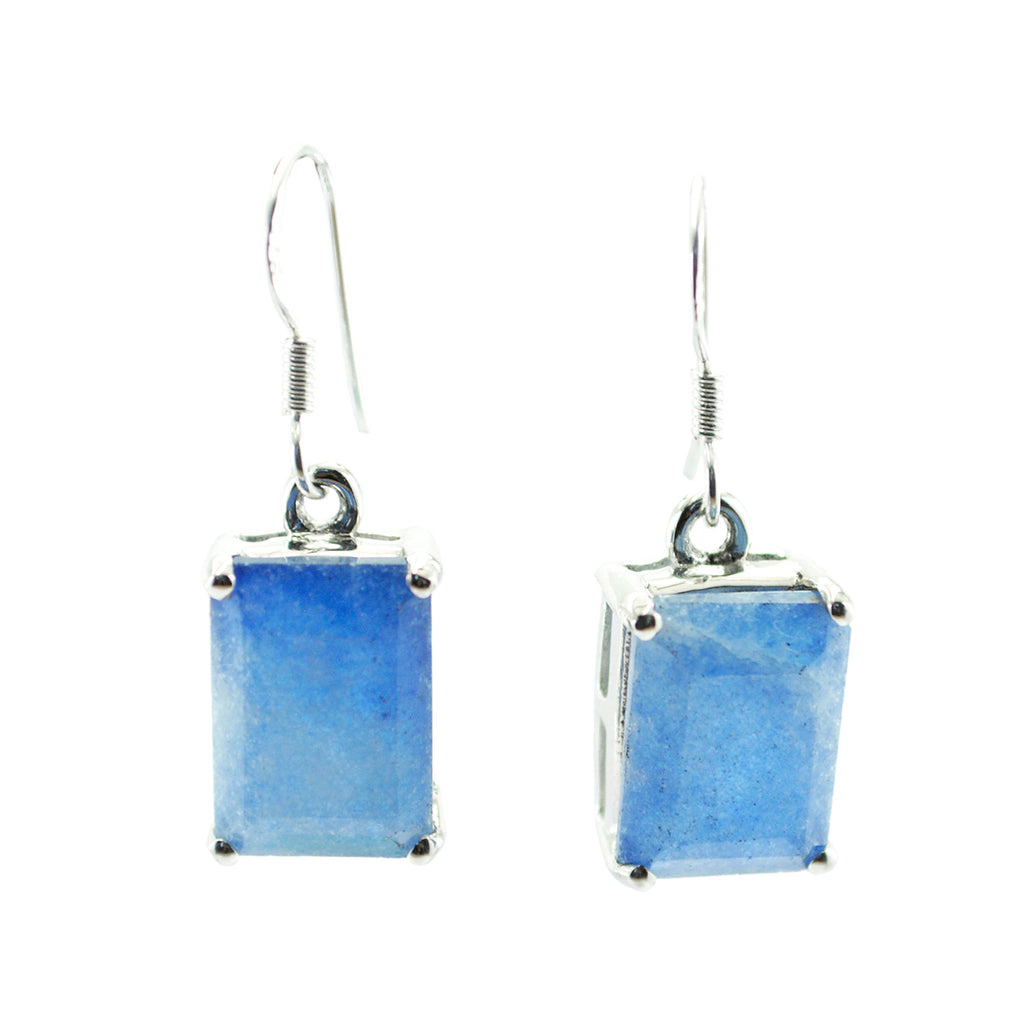 Multi-Latin-American-Nora-Solitaire-Dangle-multicolor-925-Silver-Earring