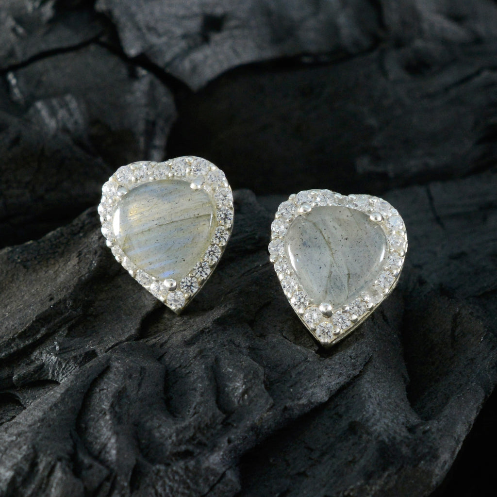 Labradorite-French-Ines-multiple-Stud-Gray-Silver-Earring