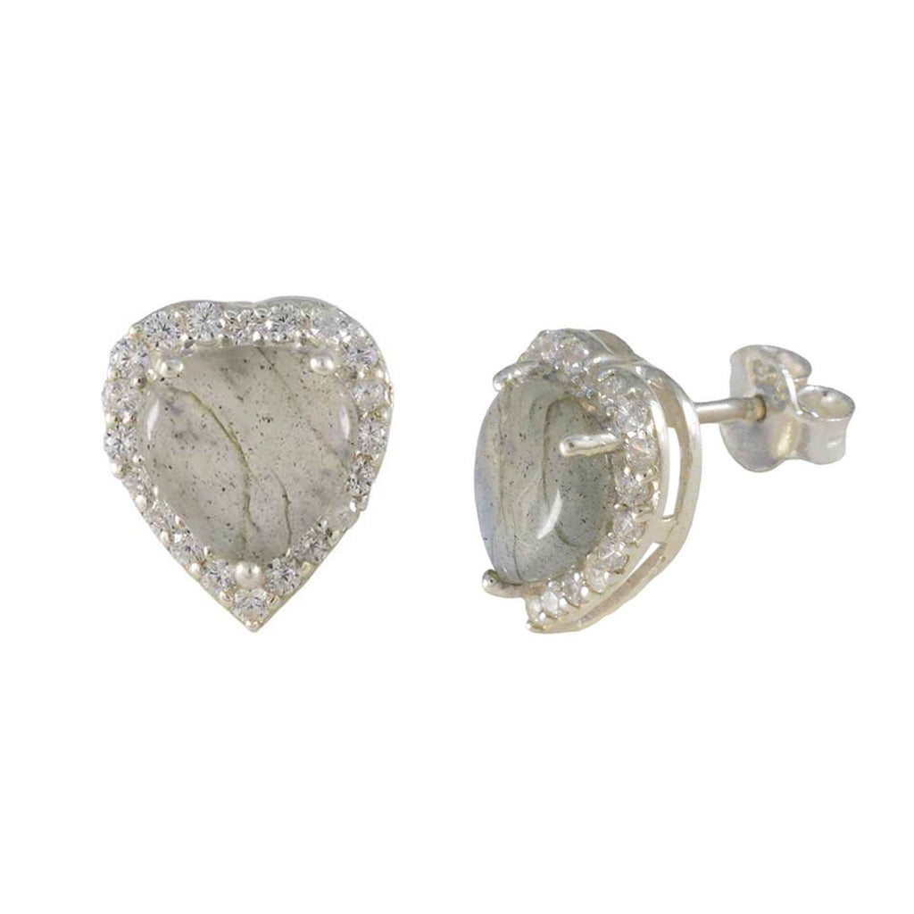 Labradorite-French-Ines-multiple-Stud-Gray-Silver-Earring