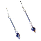 Labradorite-African-Micaela-multiple-Dangle-Gray-925-Silver-Earring