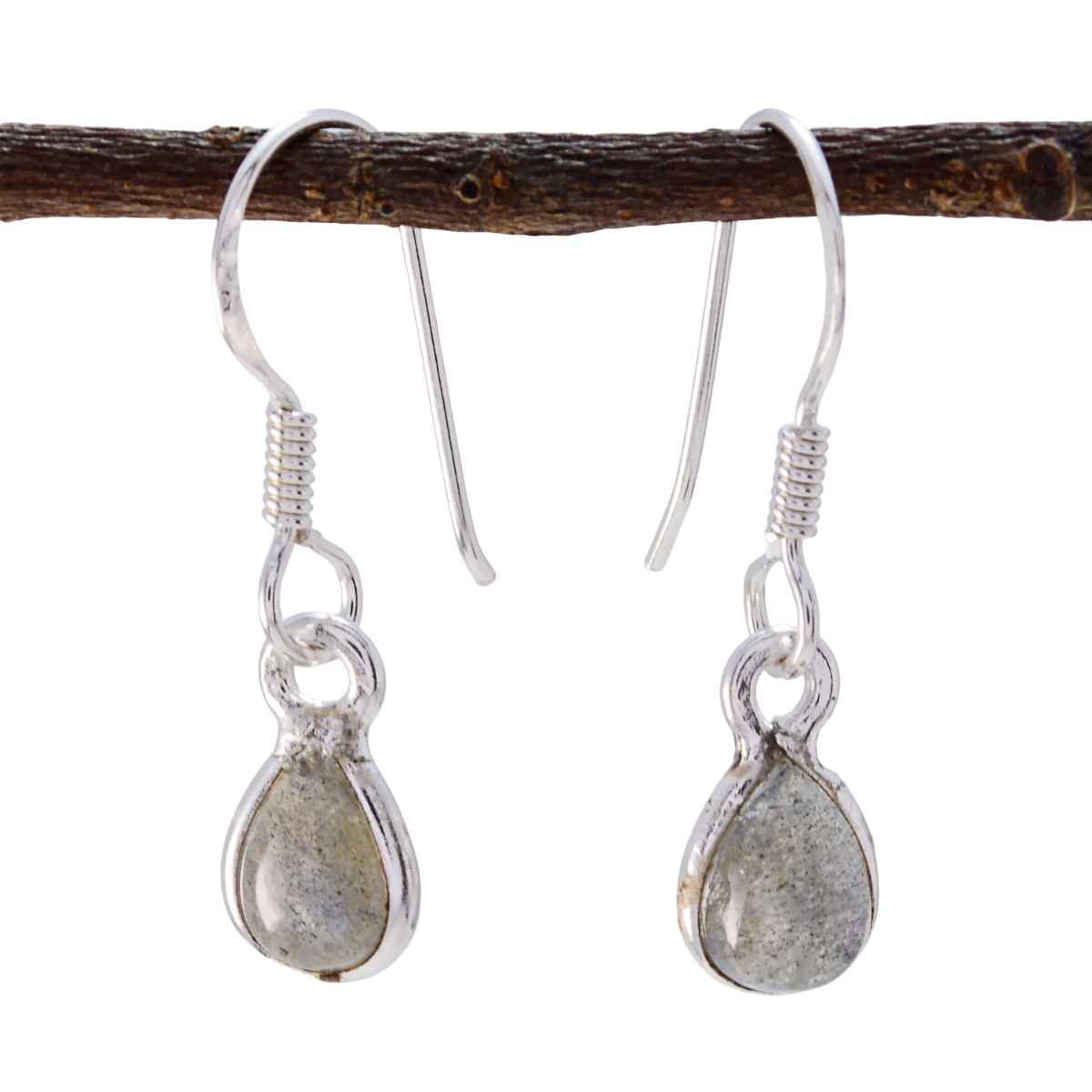 Labradorite-Japanese-Skylar-multiple-Dangle-Gray-925-Sterling-Silver-Earring メイン画像