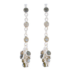 Labradorite-Middle-Eastern-Stella-multiple-Stud-Gray-Silver-Earring