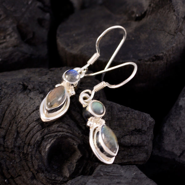 Labradorite-Latin-American-Violet-multiple-Dangle-Gray-92.5-Silver-Earring