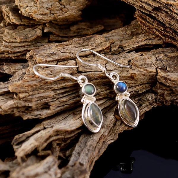 Labradorite-Latin-American-Violet-multiple-Dangle-Gray-92.5-Silver-Earring